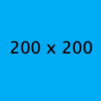 petit carré : 200 x 200